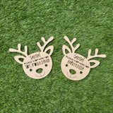 Personalised Reindeer Christmas Santa Please Stop Here!