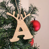 Reindeer Antler Alphabet Letter