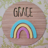 Rainbow Wall Plaque